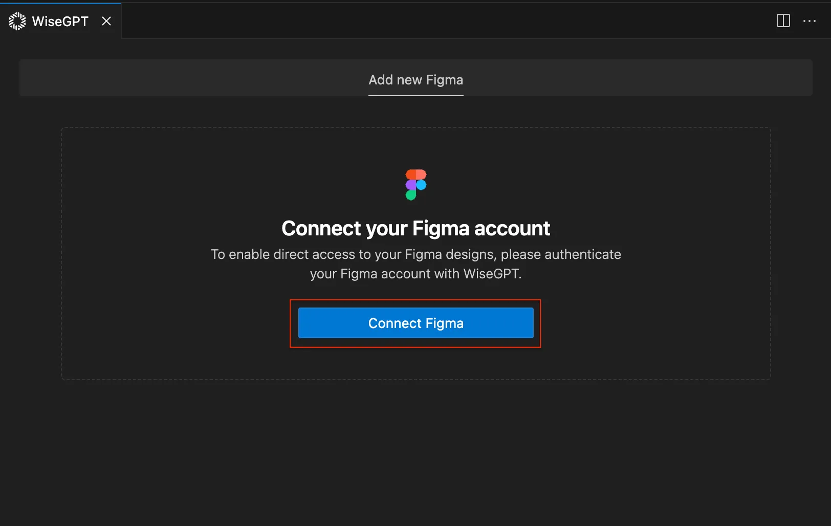 Connect your Figma account